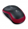 Logitech Mouse M185  Wireless, No, Red, Yes, Wireless connection