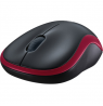 Logitech Mouse M185  Wireless, No, Red, Yes, Wireless connection