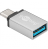 Goobay USB-C to USB A 3.0 adapter 56620 USB Type-C, USB 3.0 female (Type A), Silver