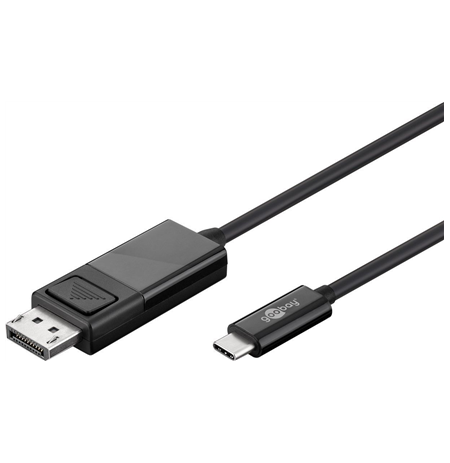 Goobay USB-C- DisplayPort adapter cable (4k 60 Hz) 79295 USB-C male, DisplayPort male, 1.2 m