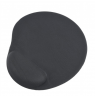Gembird | Gel mouse pad with wrist support | Ergonomic mouse pad | 240 x 220 x 4 mm | Black