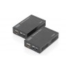 DIGITUS 4K HDMI Extender Set HDBaseT 70 m over network cable Cat 5E 6 7 UHD 4K2K/30 Hz