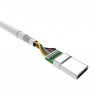 Kabelis Silicon Power USB TypeC - USB, Boost Link LK10AC, 1M, 2.4A, Baltas