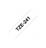 Brother | TZ-241 Laminated Tape | Black on White | TZe | 8 m | 1.8 cm