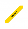 Brother | TZe-621 Laminated Tape | Black on Yellow | TZe | 8 m | 9 cm