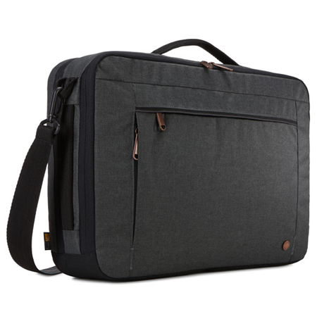 Case Logic Era Hybrid Briefcase Fits up to size 15.6 ", Black, Messenger - Briefcase/Backpack, Shoulder strap,