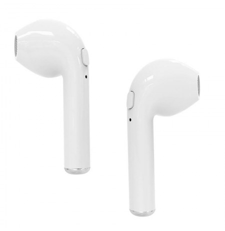 R-PHONES- Bluetooth headset TWS with powerbank. White