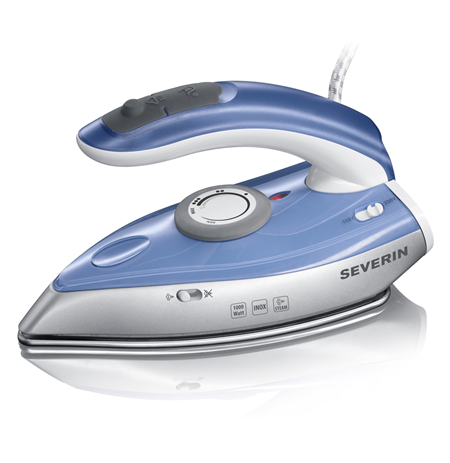 Severin Travel Steam Iron BA 3234  Silver/Blue