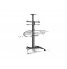 DIGITUS TV-Cart for screens up to 70inch with shelf for DVD and Camera up to 50 kg wheelbase VESA max. 600x400