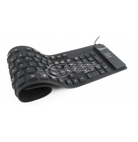 Keyboard GEMBIRD  KB-109F-B (USB 2.0, black color)