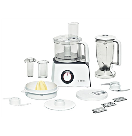 BOSCH MCM 4100 Food processor, 800W, 2 speeds and pulse functions, 8 accessories, Bowl capacity: 2.3L