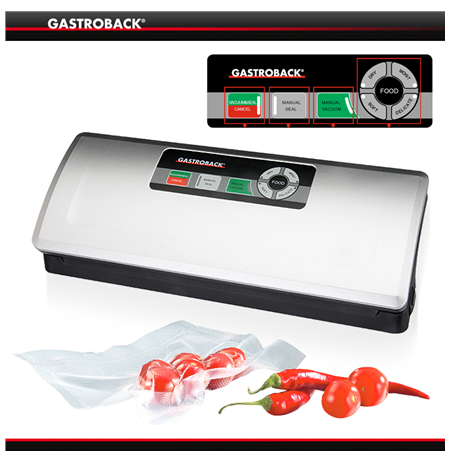 Gastroback Vacuum Sealer  46008 Two operating modes