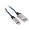 TRACER TRAKBK46269 Cable TRACER USB 2.0 Iphone AM - lightning 1,0m black-blue