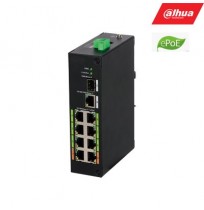 ePoE šakotuvas 100Mbps 8portu+1G uplink + 1SFP, ePoE iki 800m, Hi-PoE
