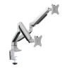 LOGILINK BP0043 - Dual alumium monitor desk mount.13-27. max. 9 kg