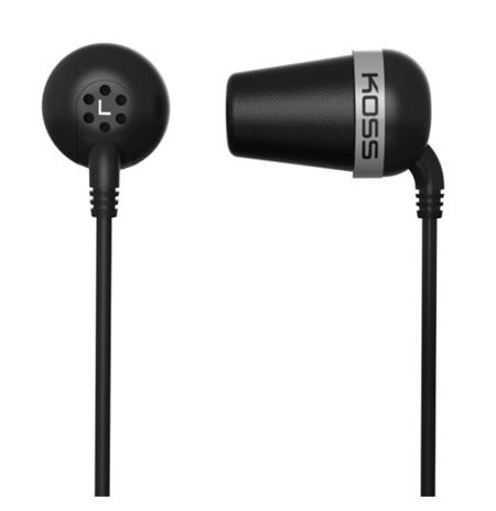 Koss Headphones THE PLUG CLASSIC In-ear, 3.5mm (1/8 inch), Black, Noice canceling,