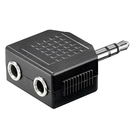Goobay Headphone AUX adapter 3.5 mm jack 1-to-2