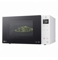 LG MS 23 NECBW, Over the range, Solo microwave, 23 L, 1000 W, Touch, Black, White