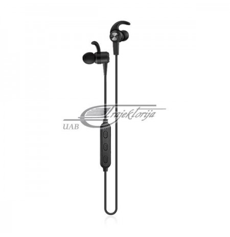 Headphones SAVIO WE-02 (Inner-ear canal, Bluetooth, wireless, with a built-in microphone, YES, black color)