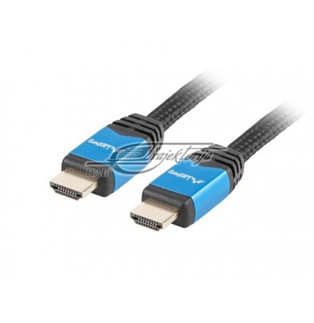 Cable Lanberg Premium CA-HDMI-20CU-0010-BL (HDMI M - HDMI M, 1 m, black color)