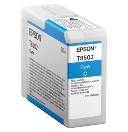 Epson T8502 Ink Cartridge, Cyan