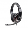 Gembird MHS-U-001 USB stereo headset Glossy black, USB, Built-in microphone