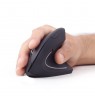 Gembird Ergonomic wireless optical mouse MUSW-ERGO-01, 1600 DPI, USB, black