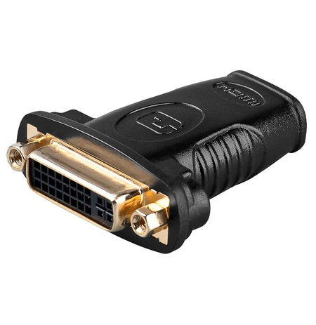 Goobay HDMI/DVI-I adapter, gold-plated 68690