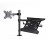 ART Holder L-24 Universal for monitor LCD/LED black 13-32''+notebook desk moutin