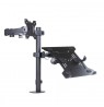 ART Holder L-24 Universal for monitor LCD/LED black 13-32''+notebook desk moutin