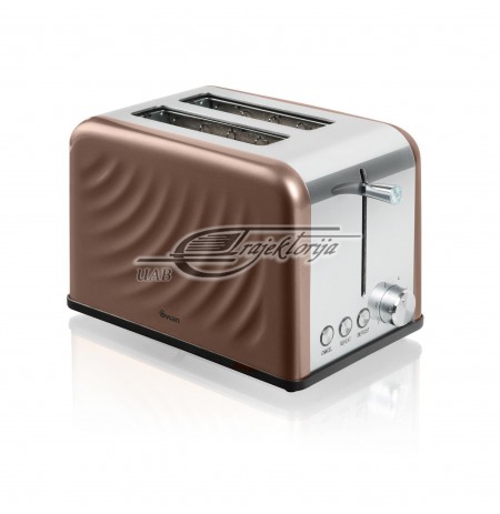 Toaster Swan COPPER ST19010TWN (810 W, brown color)