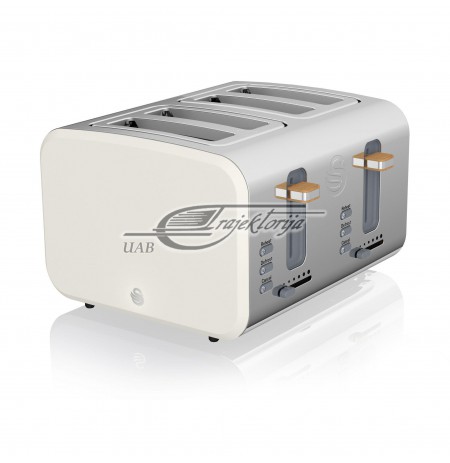 Toaster Swan Nordic ST14620WHTN (1500 W, white color)