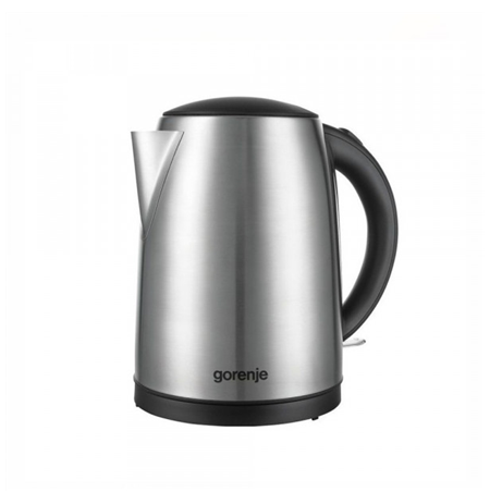 Gorenje K17FEII Standard, Stainless steel, Stainless Steel, 2200 W, 360° rotational base, 1.7 L