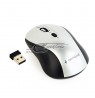 Gembird | Optical Mouse | MUSW-4B-02-BS | Wireless | USB | Black/silver