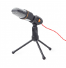 Gembird Desktop microphone with a tripod MIC-D-03 3.5 mm connector, 3.5 mm connector, Black, Built-in microphone