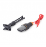 Gembird Desktop microphone with a tripod MIC-D-03 3.5 mm connector, 3.5 mm connector, Black, Built-in microphone