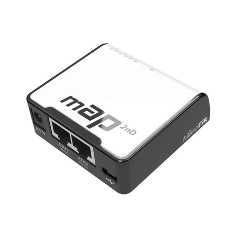 MikroTik mAP RBmAP2nD 802.11n, 10/100 Mbit/s, Ethernet LAN (RJ-45) ports 2, MU-MiMO No, PoE in/out