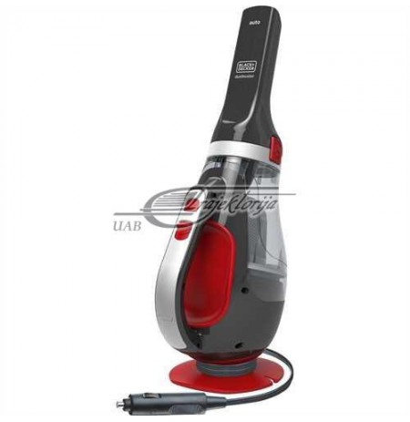 Vacuum cleaner car BLACK+DECKER ADV1200-XJ (12W, red-grey color)