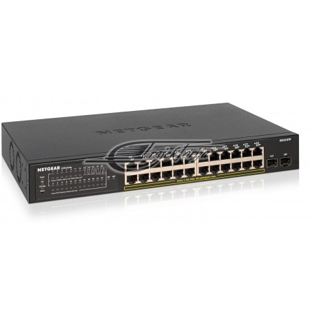 Switch smart NETGEAR GS324TP-100EUS (24x 10/100/1000 Mbps)