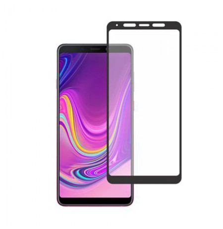 Apsauginis grūdintas stiklas Samsung Galaxy A9 (2018, 3D, juodas)