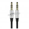 Cable Baseus CAM30-BS1 (Jack 3,5 mm - Jack 3,5 mm , 1m, black and silver color)