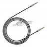 Cable Baseus CAM30-BS1 (Jack 3,5 mm - Jack 3,5 mm , 1m, black and silver color)