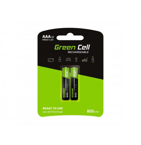 Green Cell 2x Akumulator AAA HR03 800mAh