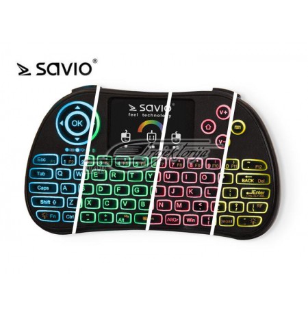 Keyboard wireless SAVIO KW-03 (black color)