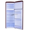 Fridge Amica RETRO KGC15631R (550 mm x 1440mm x 615 mm, 164 l, Class A++, maroon color)