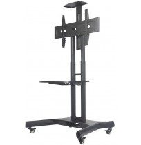 Neomounts Floor stand | NM-M1700BLACK TV trolley | Adjustable Height | 32-75 " | Maximum weight (capacity) 50 kg | Black