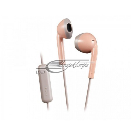 Headphones with microphone JVC HA-F19M-PT (in-ear, YES, pink color