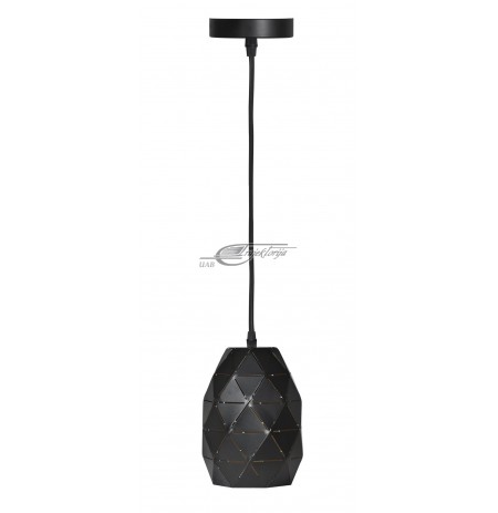 Pakabinamas šviestuvas Activejet juoda sp. AJE-EVA Black 1xE27