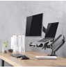 Maclean MC-836 Laptop desk holder 11 ''-17'' for standing and sitting work