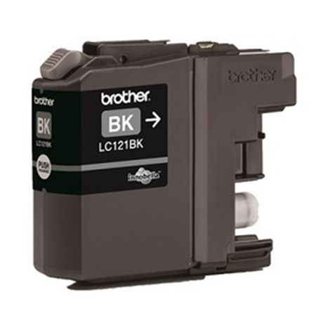 Brother LC121BK, Black Ink Cartridge 300 pages